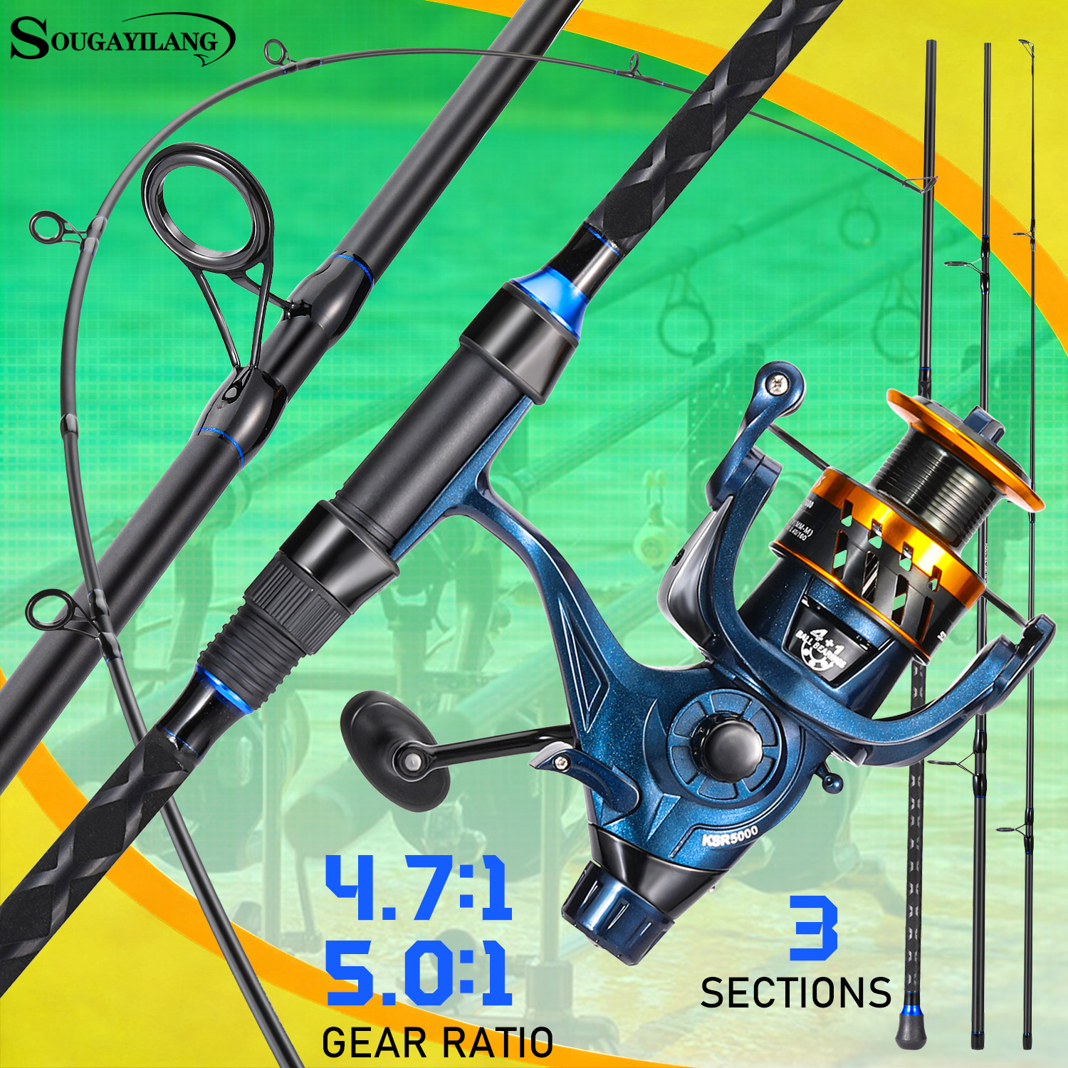 Sougayilang 3 Sections Surf Fi - Surf Reel incelemesi ve fiyatı