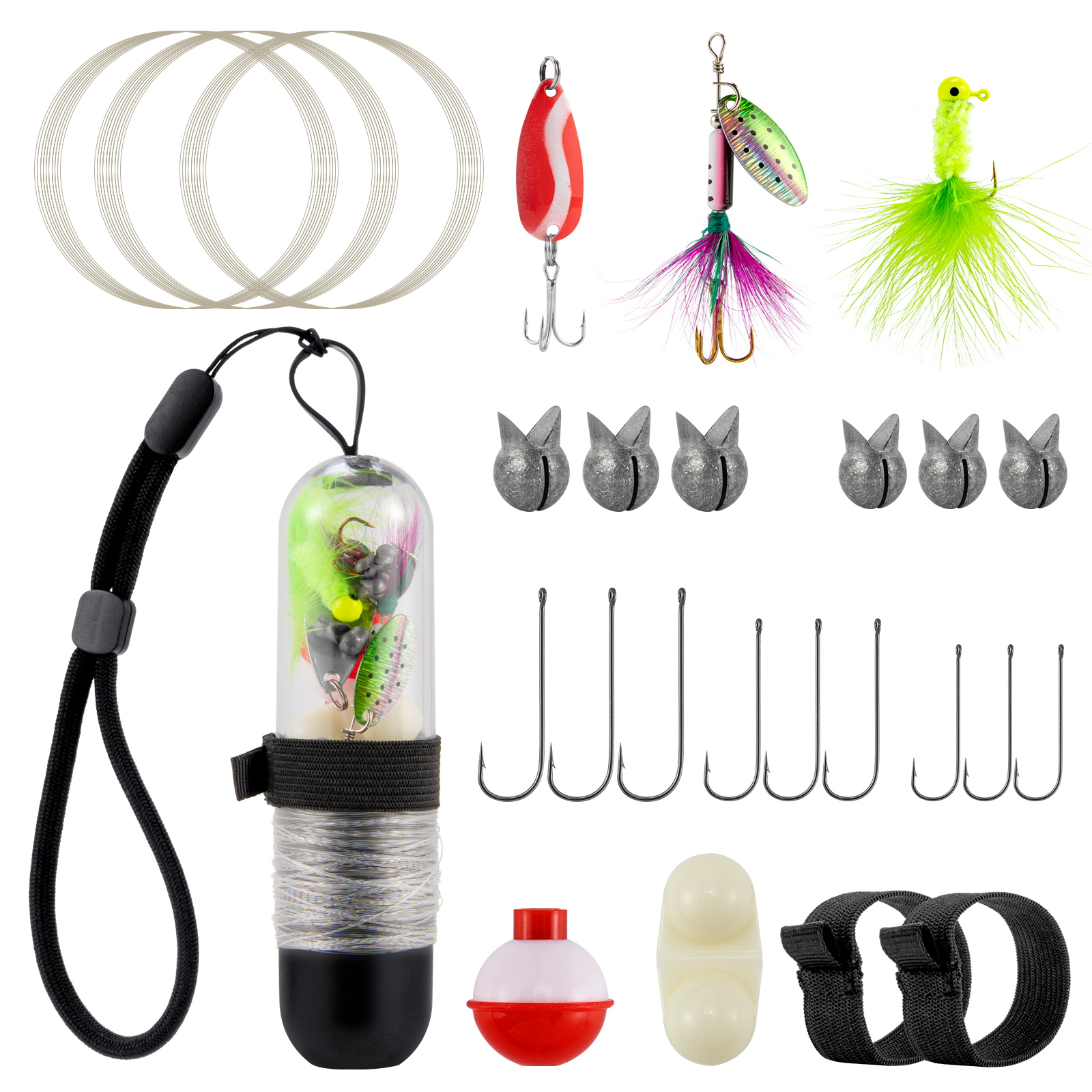 25pcs Survival Fishing Kit Poc - Fly Reel incelemesi ve fiyatı