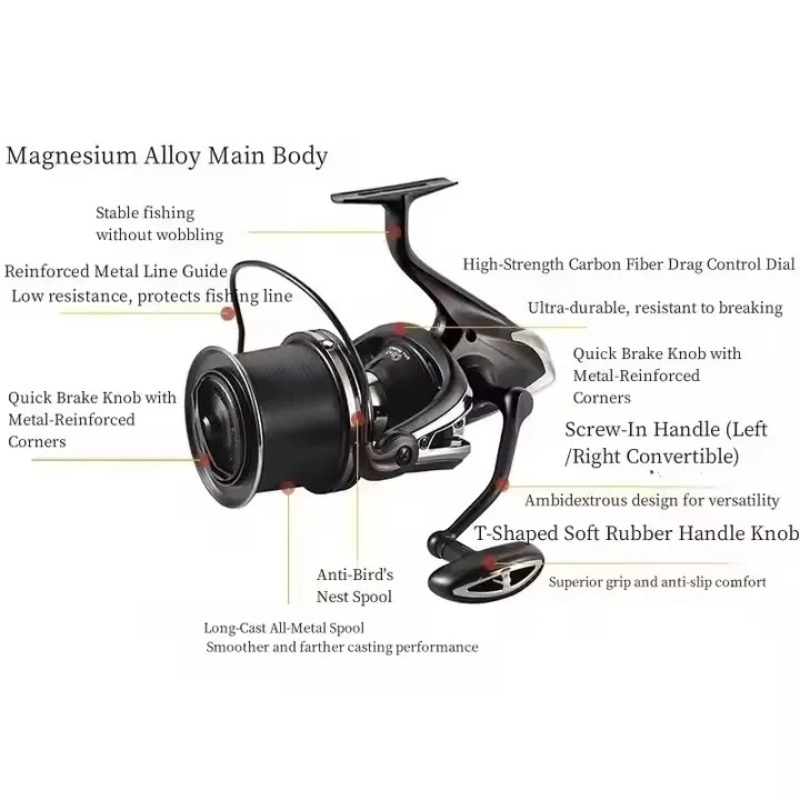 Fishing Reel Carp New  Body 12 - Reel Spare Spool incelemesi ve fiyatı
