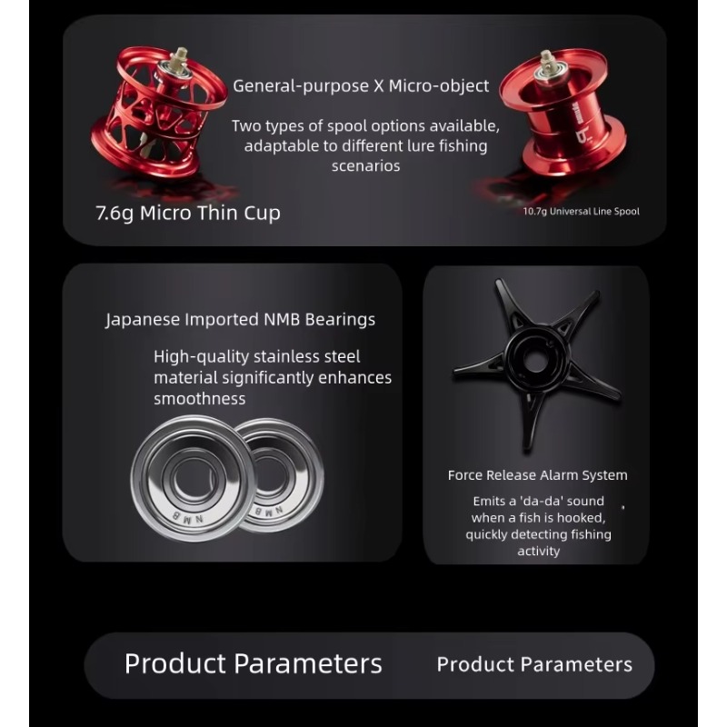 P1 Casting Reel, 7.3:1 Gear Ra - Reel Handle incelemesi ve fiyatı