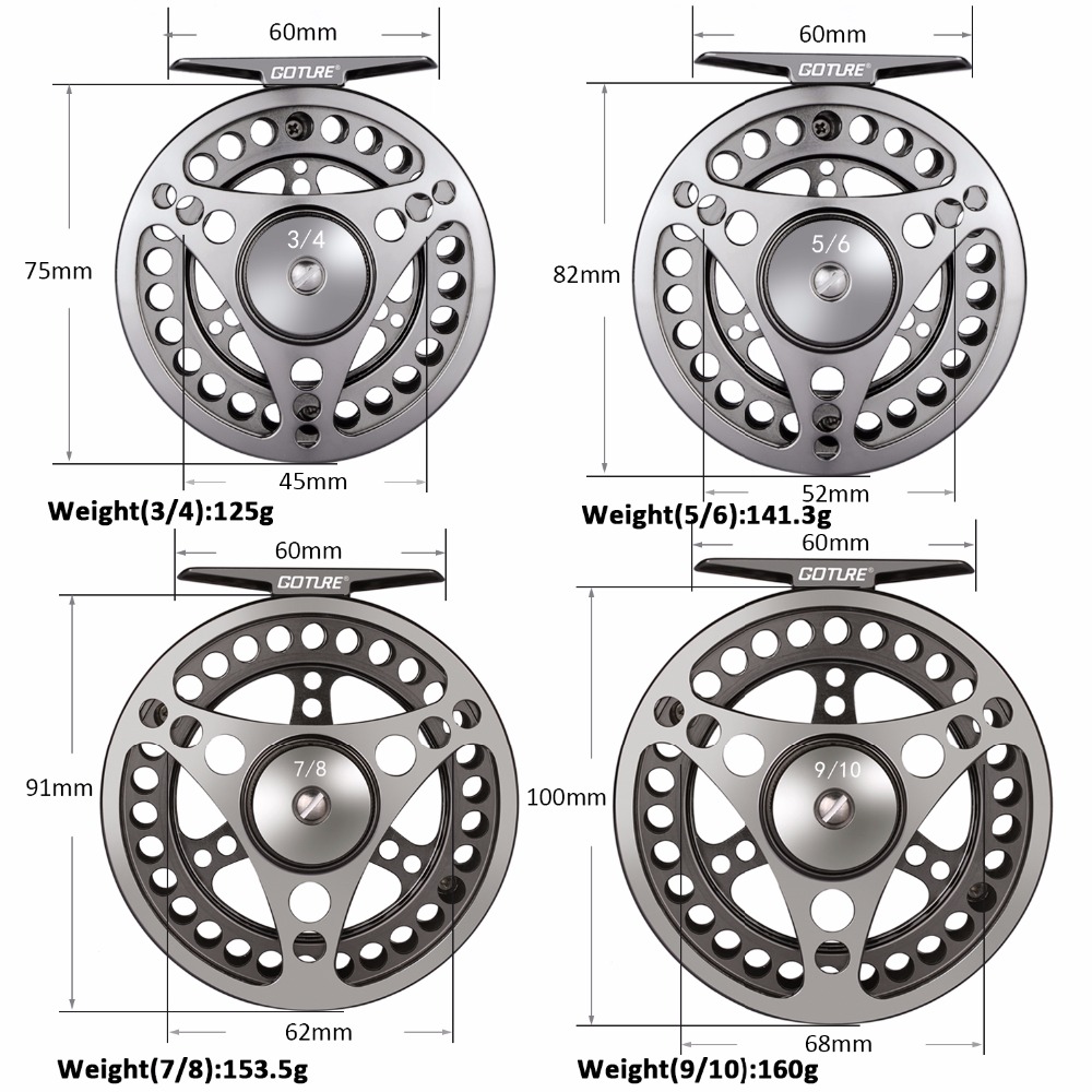 Goture Fly Fishing Reel 3/4 5/ - Reel Spare Spool incelemesi ve fiyatı