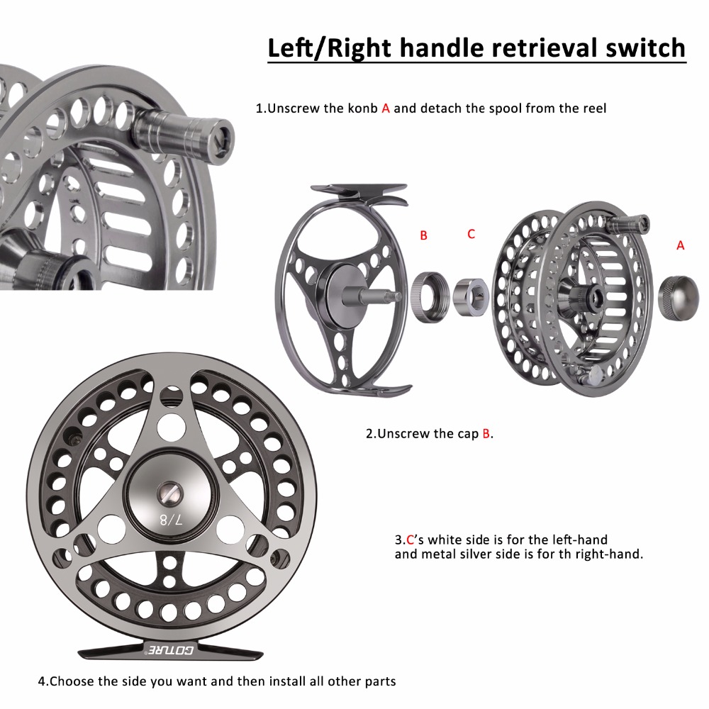 Goture Fly Fishing Reel 3/4 5/ - Reel Spare Spool incelemesi ve fiyatı