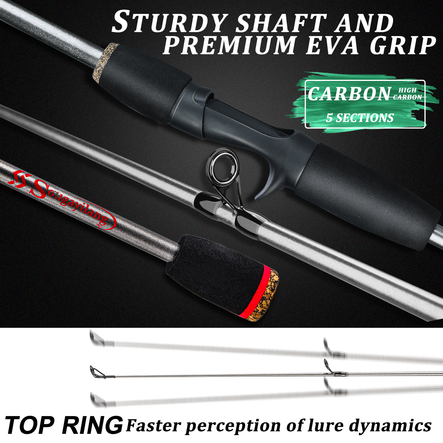 Sougayilang Fishing Rod Combo  - Spincast Reel incelemesi ve fiyatı