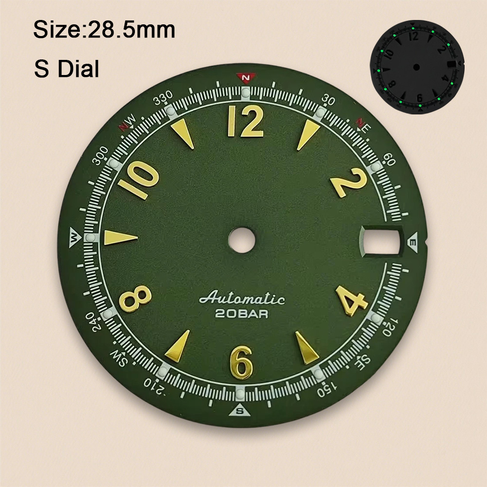 Nh35 Dial S Logo 28.5mm Retro  - Reel Case incelemesi ve fiyatı