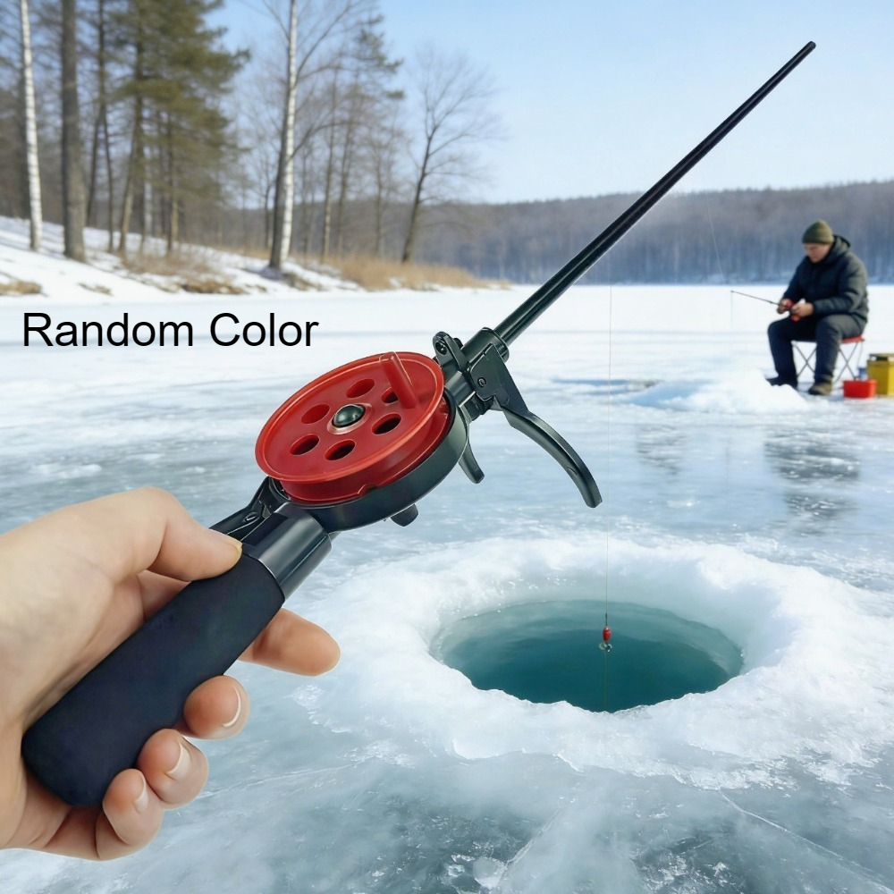 1pc 33.5cm Mini Ice Fishing Ro - Ice Fishing Reel incelemesi ve fiyatı